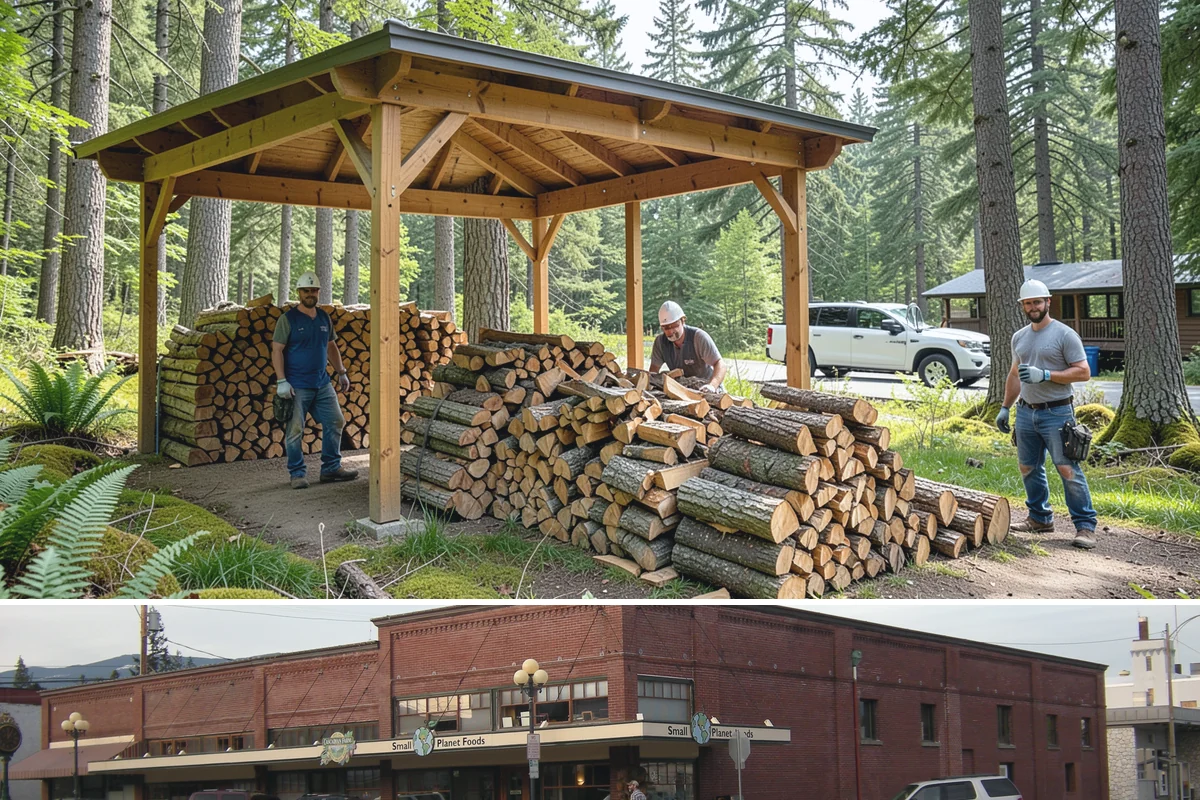 Split Kindling in Sedro-Woolley, Skagit County, WA - Buy split kindling in autumn so you are ready before the first cold snap arrives.