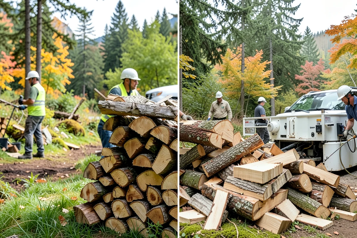 Split Kindling in Shoreline, King County, WA - Review your preferred piece size and volume