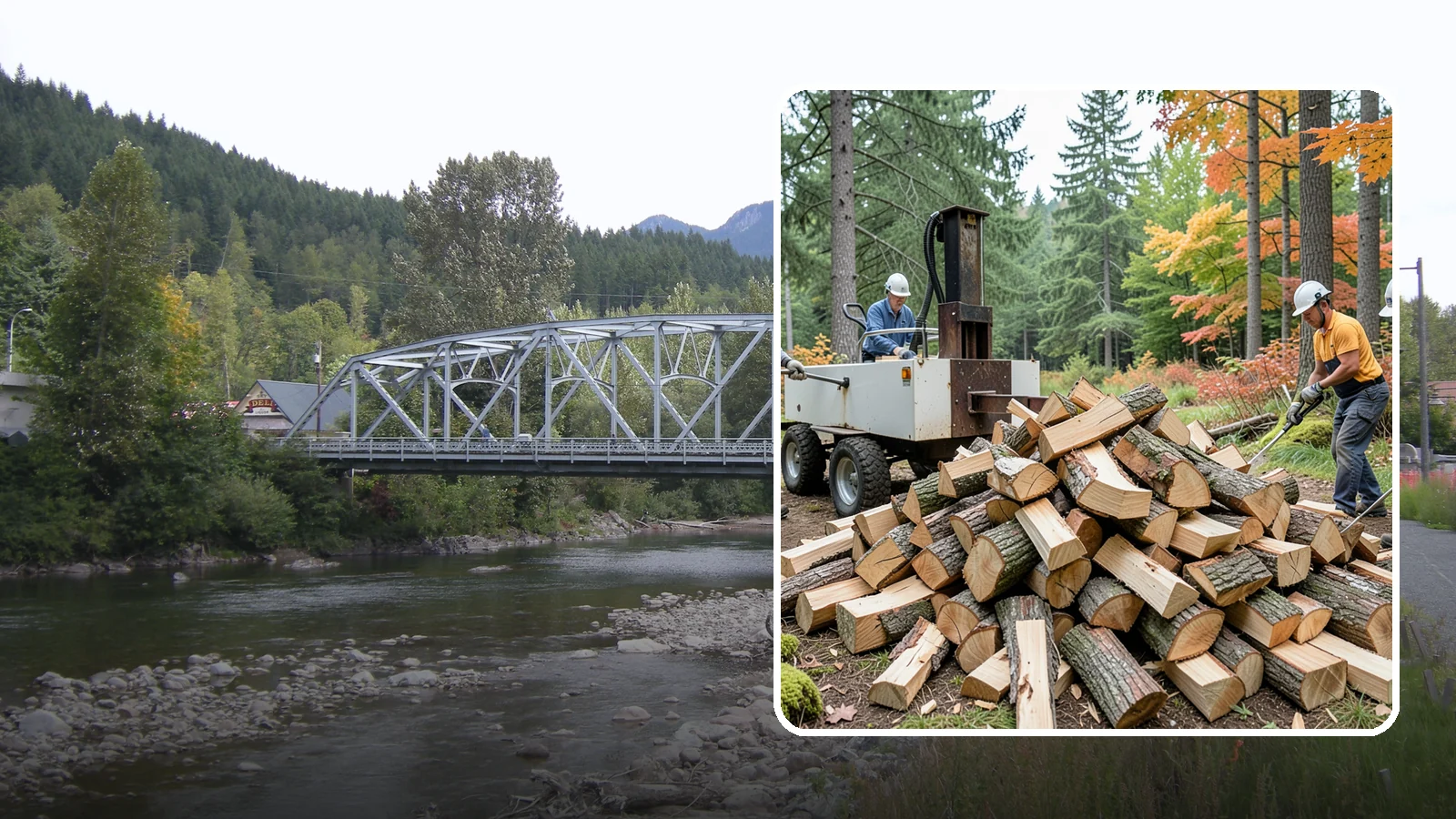 Split Kindling in Skykomish, King County, WA - Hand-split kindling cut to a uniform thin profile for reliable ignition in wet weather.