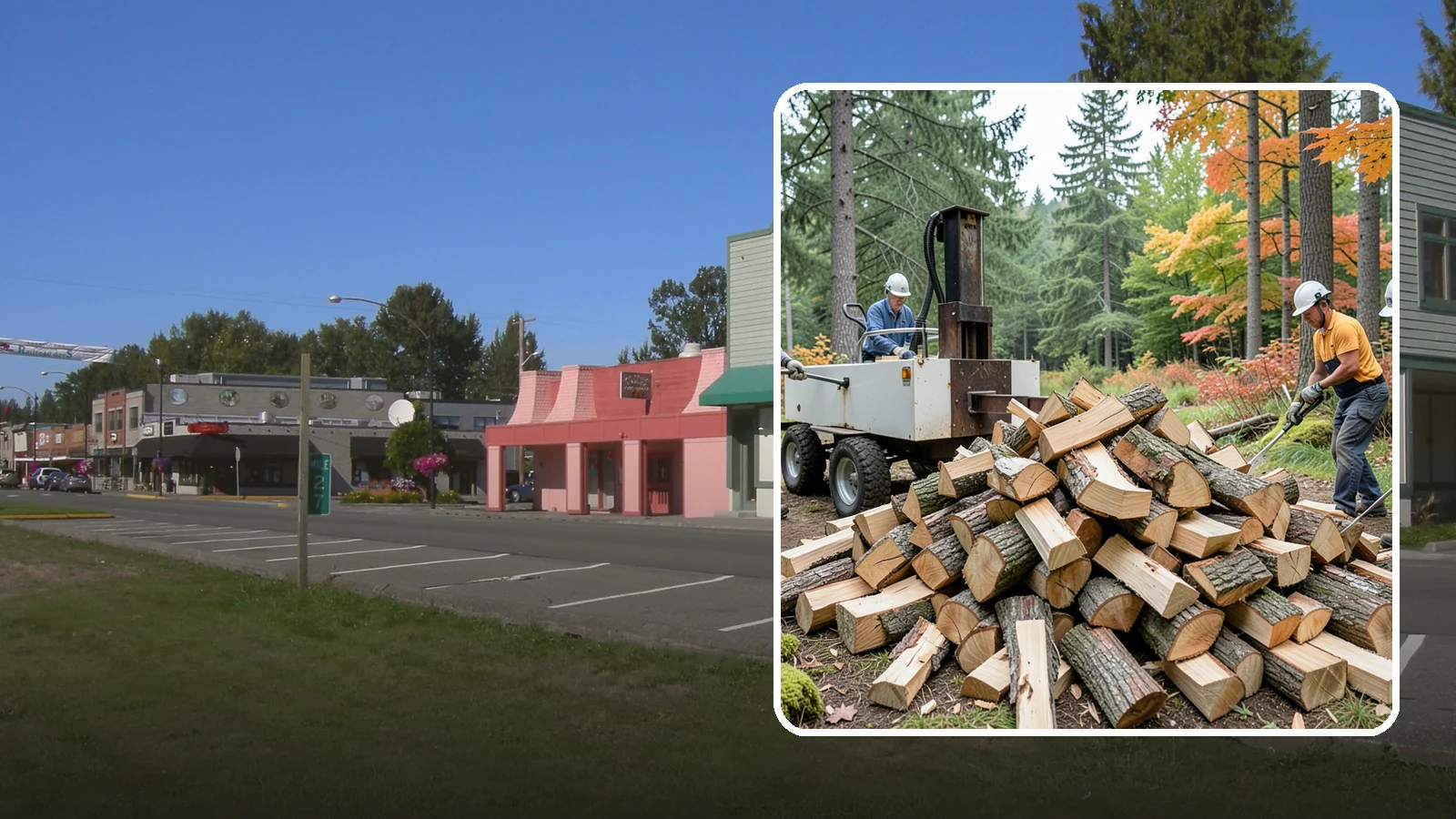 Split Kindling in Snoqualmie, King County, WA - Hand-split kindling cut to a uniform thin profile for reliable ignition in wet weather.