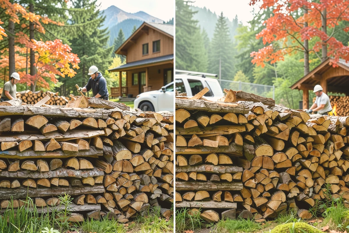 Split Kindling in Stanwood, Snohomish County, WA - Review your preferred piece size and volume