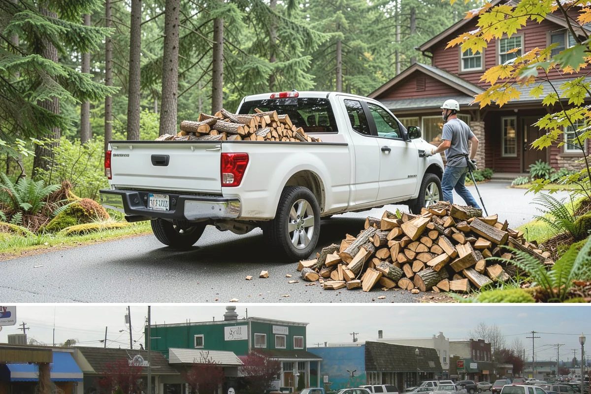 Split Kindling in Stanwood, Snohomish County, WA - Buy split kindling in autumn so you are ready before the first cold snap arrives.