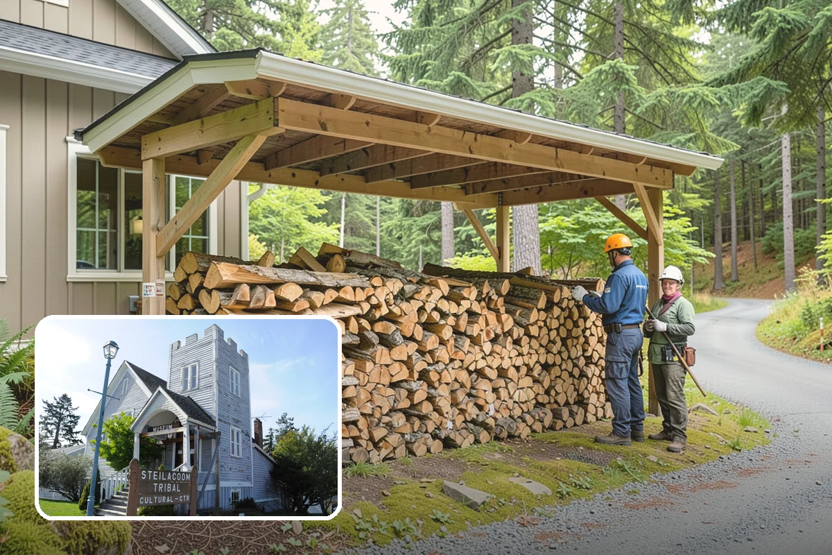 Split Kindling in Steilacoom, Pierce County, WA - Uniform thin pieces for predictable lighting