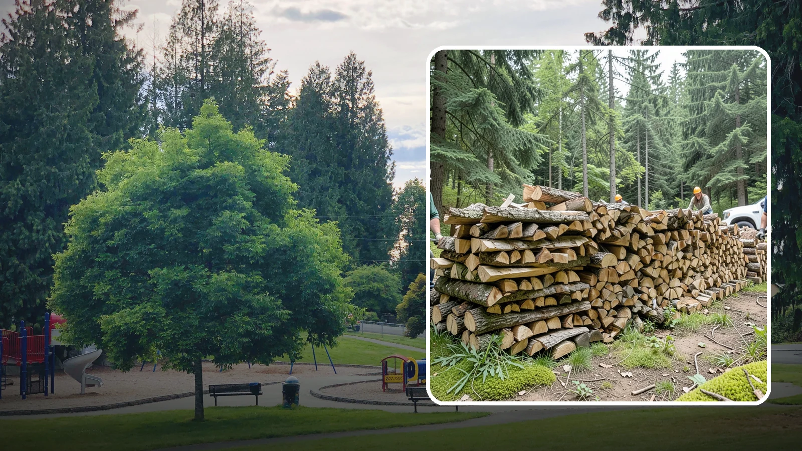 Spring Firewood Sales in Bonney Lake, Pierce County, WA - In spring we offer wood at a smart time to buy, so you can stock up early and let it finish drying for next winter.