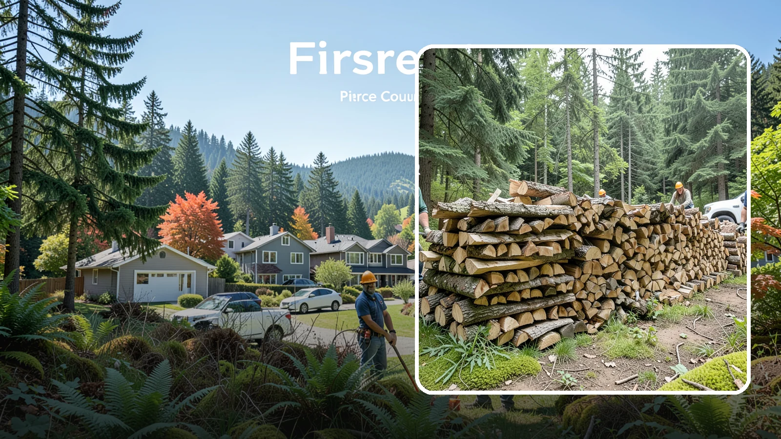 Spring Firewood Sales in Fircrest, Pierce County, WA - In spring we offer wood at a smart time to buy, so you can stock up early and let it finish drying for next winter.
