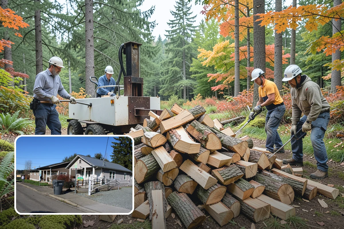 Spring Firewood Sales in South Prairie, Pierce County, WA - Lets you buy ahead of peak-season demand
