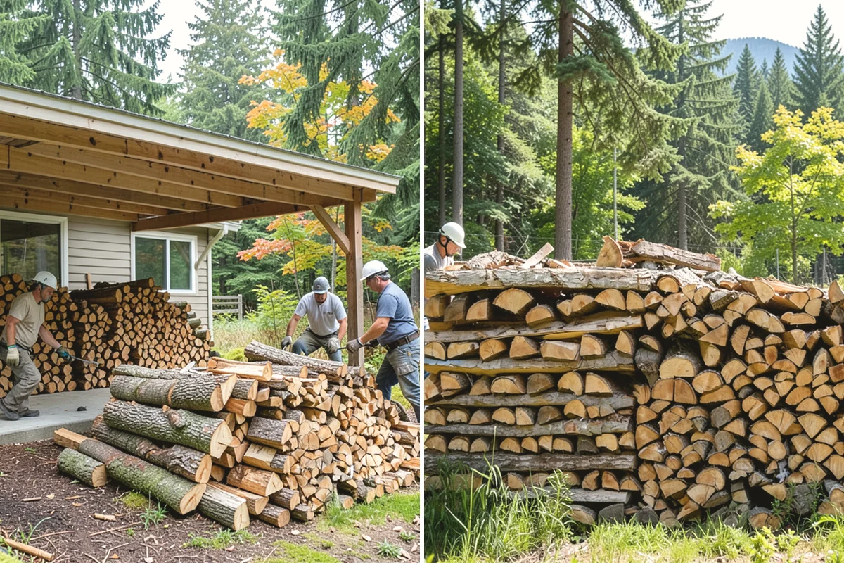 Spring Firewood Sales in Steilacoom, Pierce County, WA - Discuss how much wood you want to stock for next winter