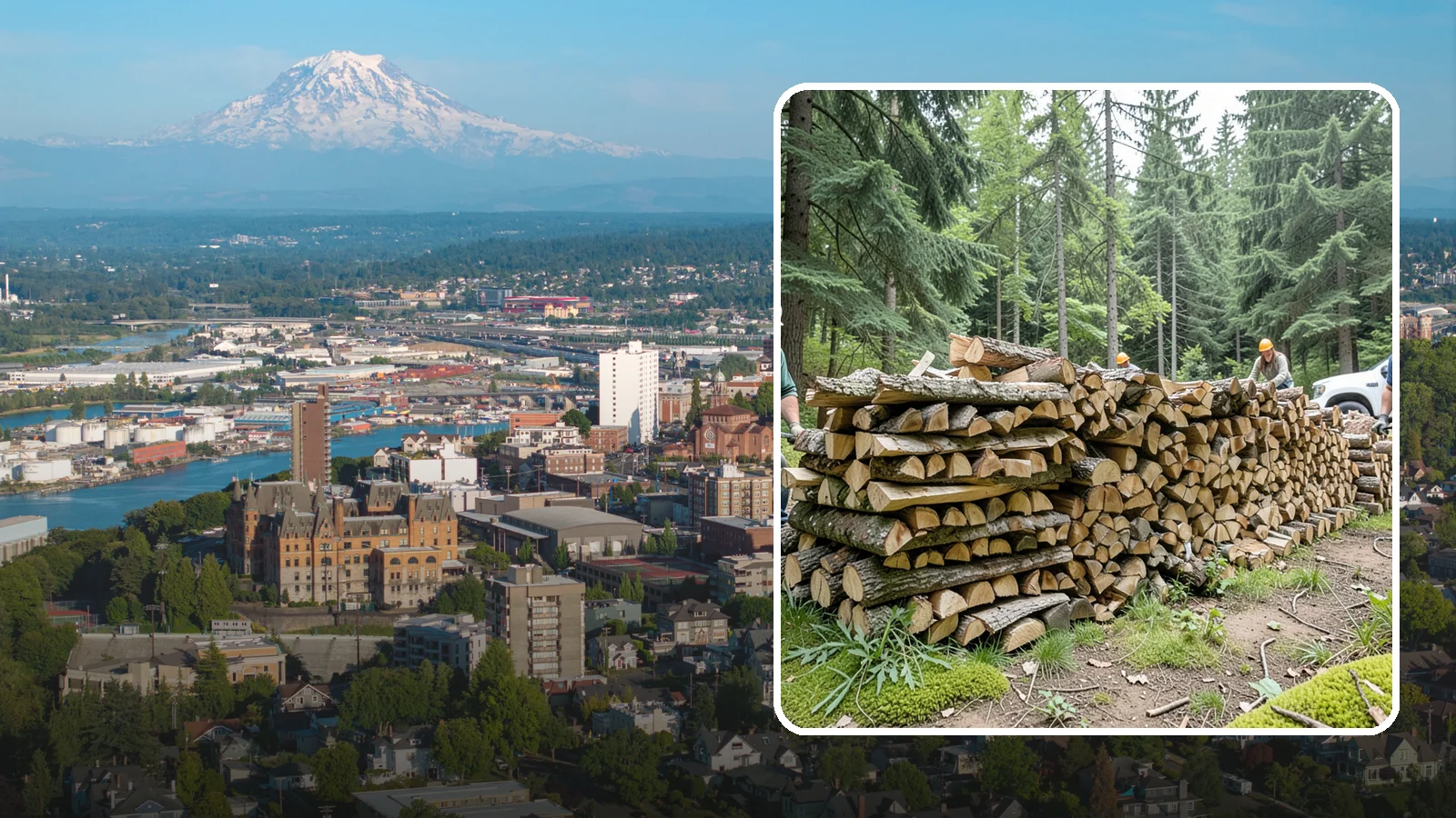 Spring Firewood Sales in Tacoma, Pierce County, WA - In spring we offer wood at a smart time to buy, so you can stock up early and let it finish drying for next winter.