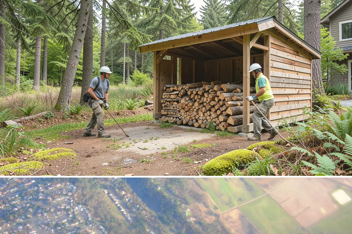 Stacked Delivery in Algona, King County, WA - Popular ahead of winter when households want their supply set up before the cold.