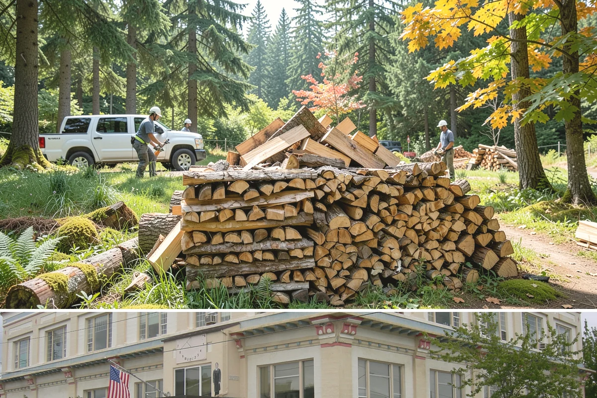 Stacked Delivery in Anacortes, Skagit County, WA - Popular ahead of winter when households want their supply set up before the cold.