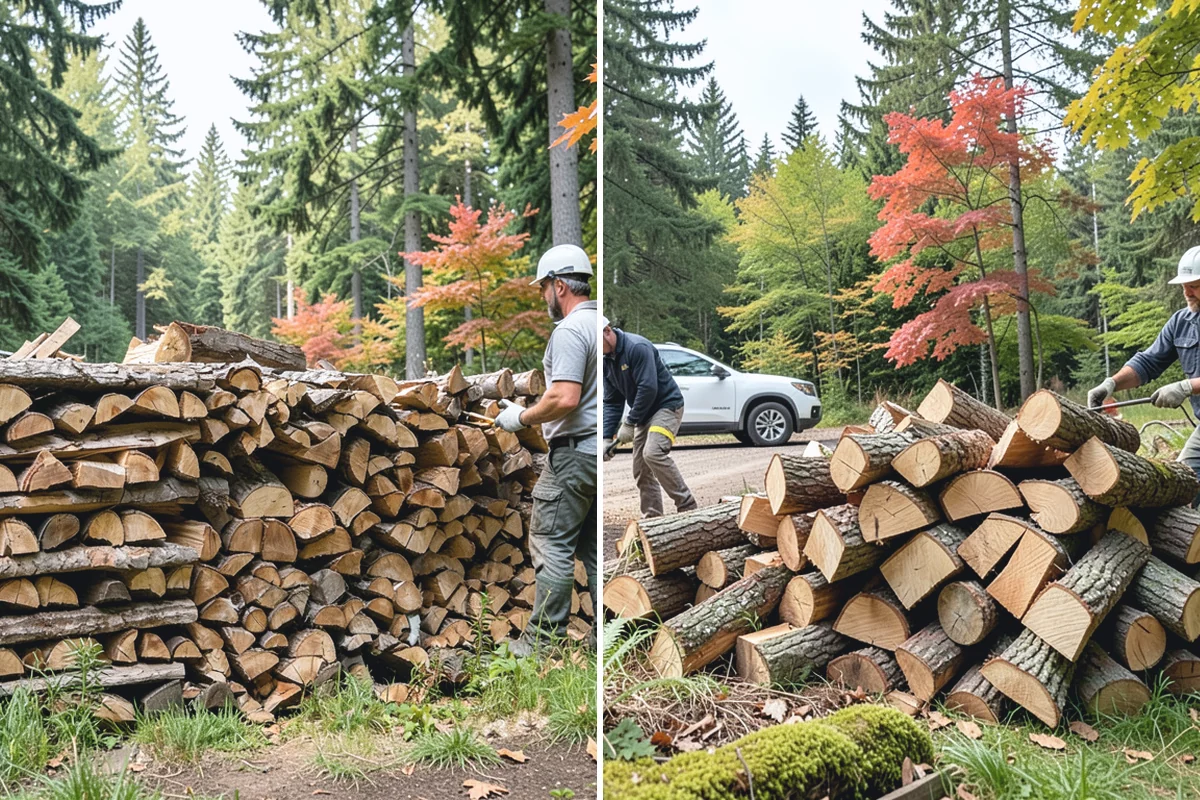 Stacked Delivery in Auburn, King County, WA - Point out where you want it stacked