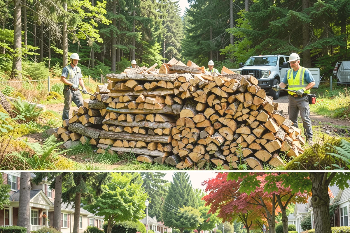Stacked Delivery in Beaux Arts Village, King County, WA - Popular ahead of winter when households want their supply set up before the cold.