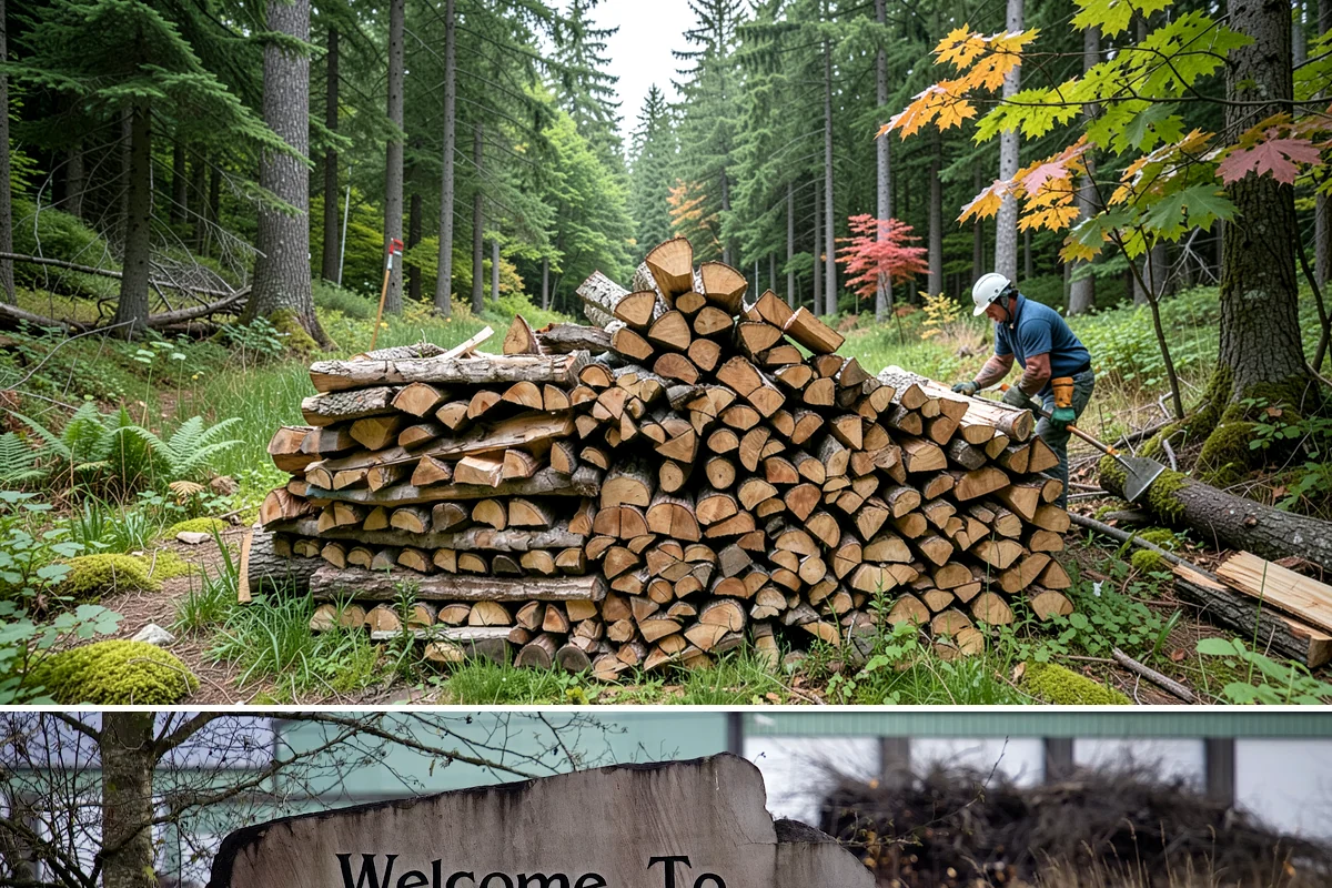 Stacked Delivery in Buckley, Pierce County, WA - Popular ahead of winter when households want their supply set up before the cold.