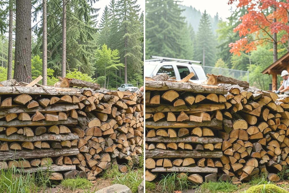 Stacked Delivery in Carnation, King County, WA - Point out where you want it stacked