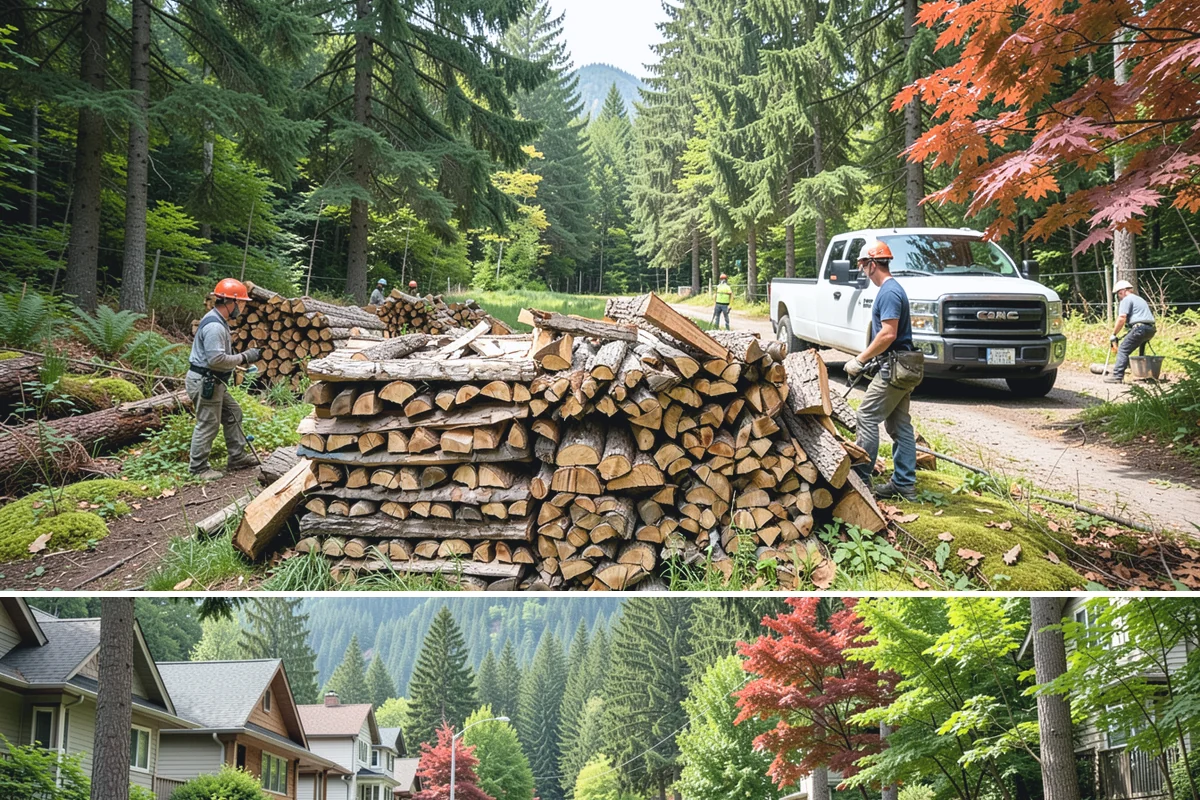 Stacked Delivery in Darrington, Snohomish County, WA - Popular ahead of winter when households want their supply set up before the cold.