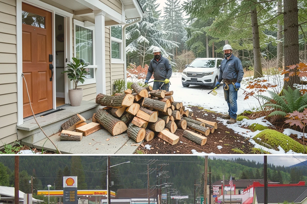 Stacked Delivery in Granite Falls, Snohomish County, WA - Popular ahead of winter when households want their supply set up before the cold.