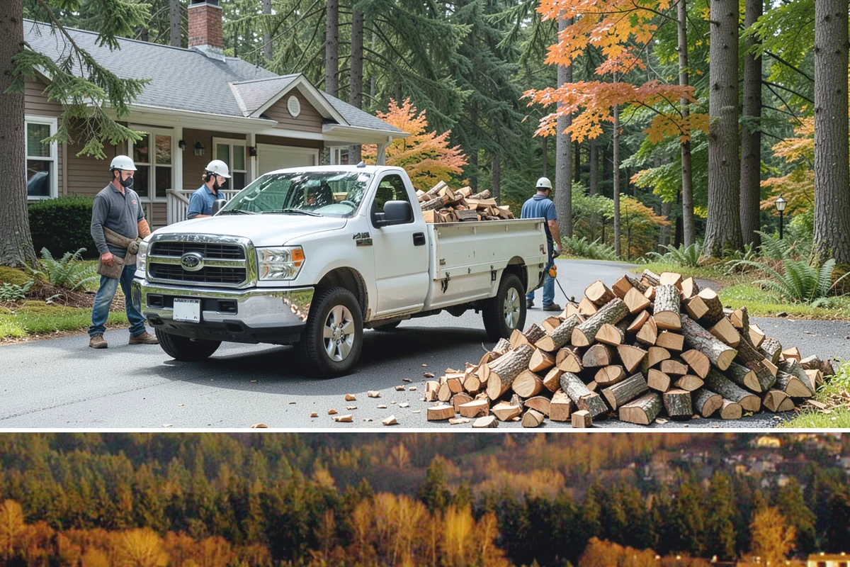 Stacked Delivery in Kenmore, King County, WA - Popular ahead of winter when households want their supply set up before the cold.