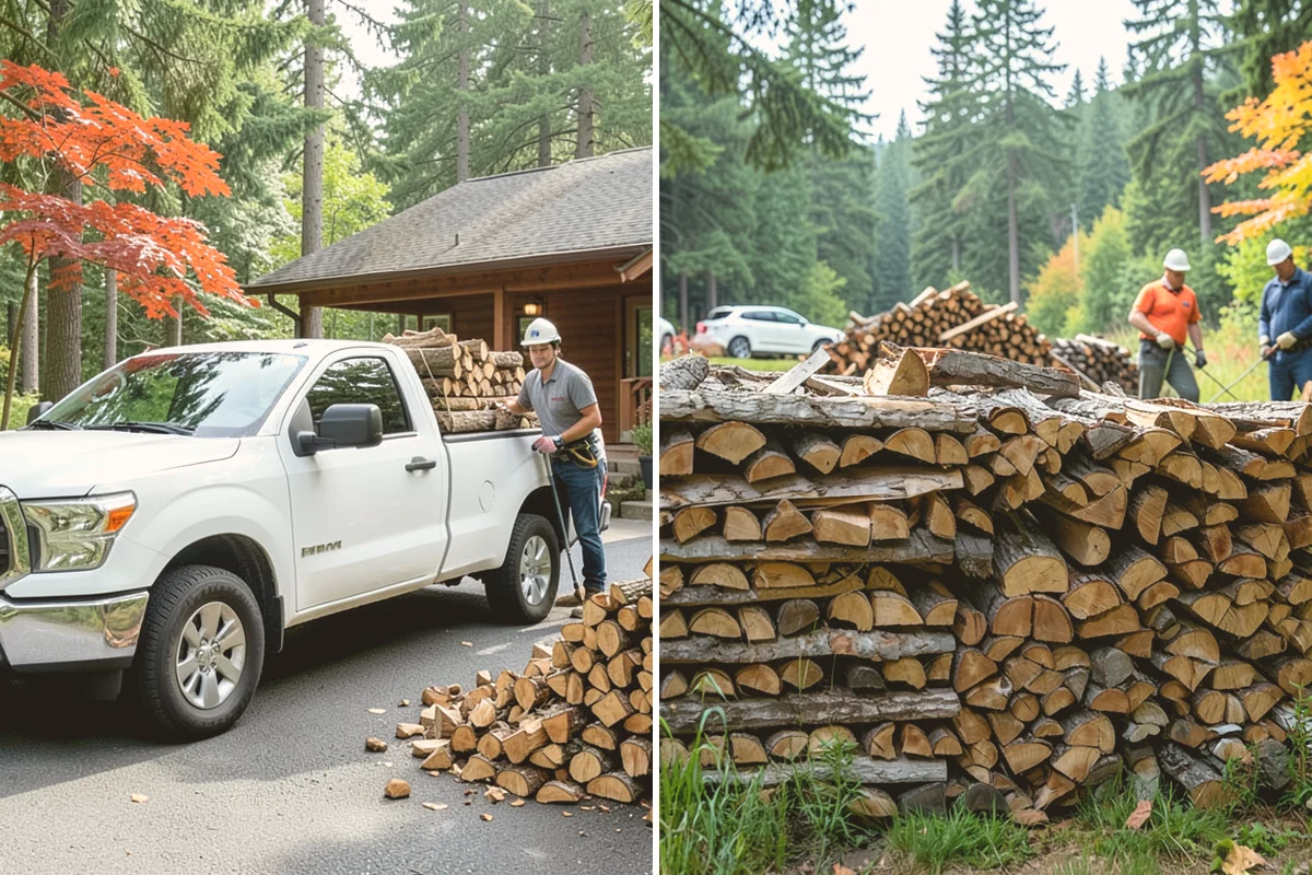 Stacked Delivery in Kent, King County, WA - Point out where you want it stacked