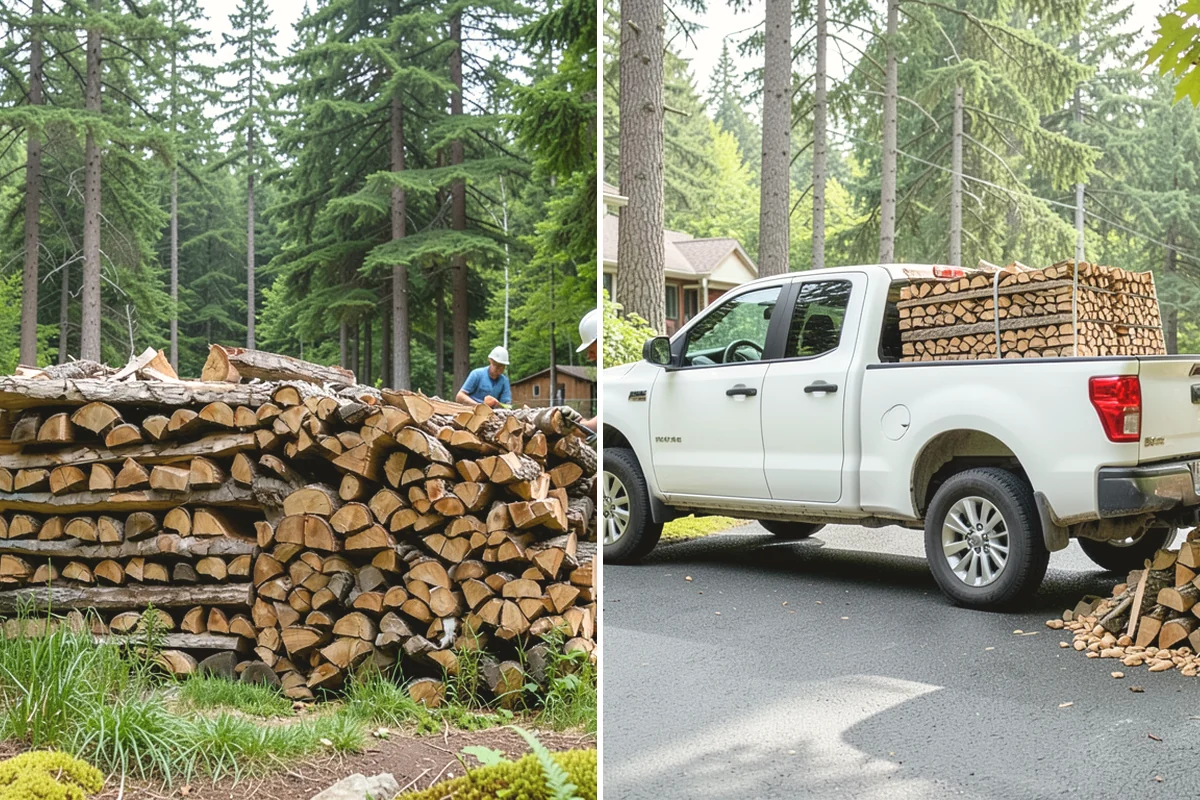 Stacked Delivery in Lake Stevens, Snohomish County, WA - Point out where you want it stacked