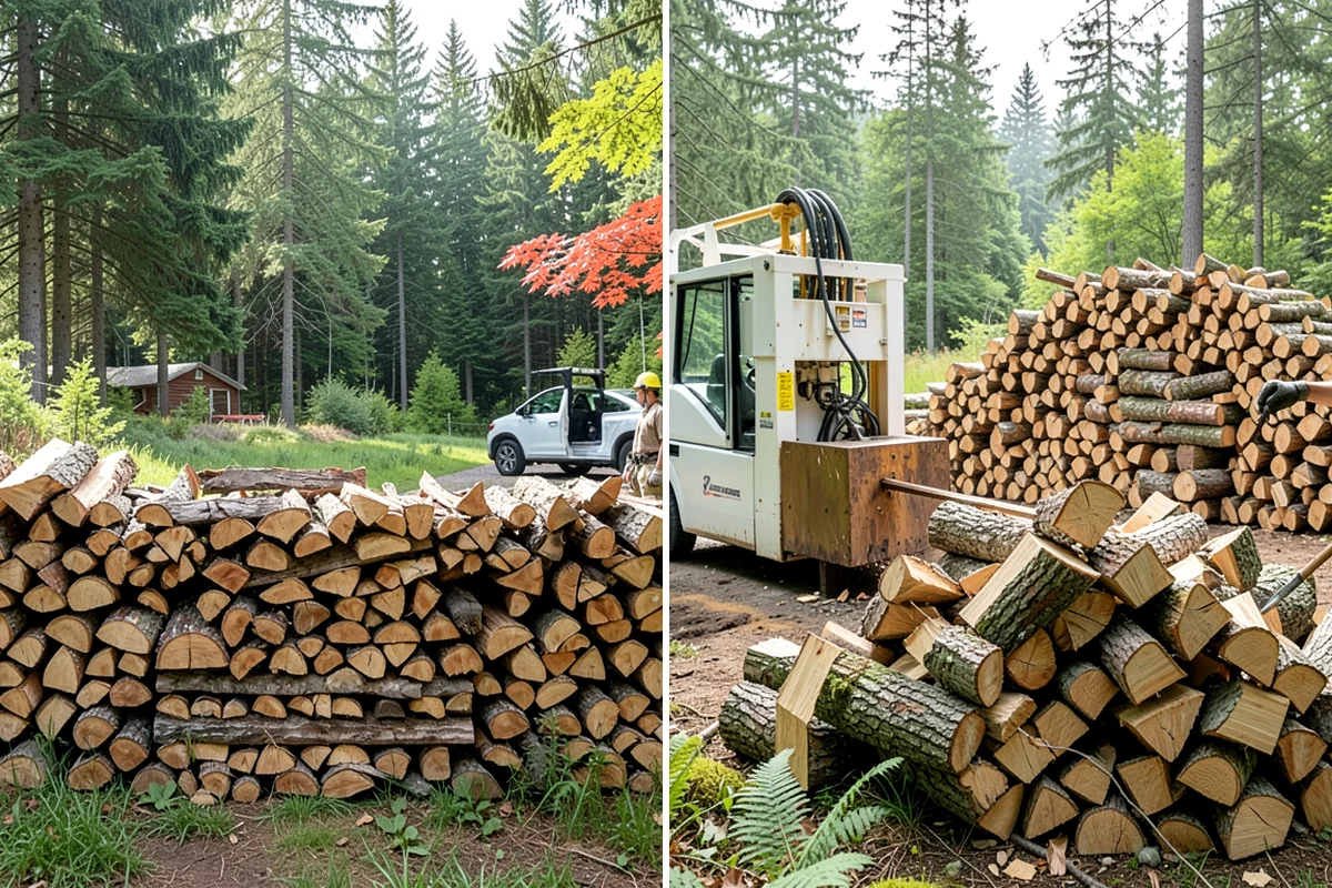Stacked Delivery in Lakewood, Pierce County, WA - Point out where you want it stacked