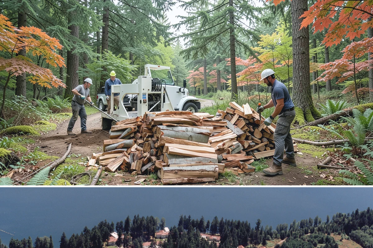 Stacked Delivery in Lakewood, Pierce County, WA - Popular ahead of winter when households want their supply set up before the cold.