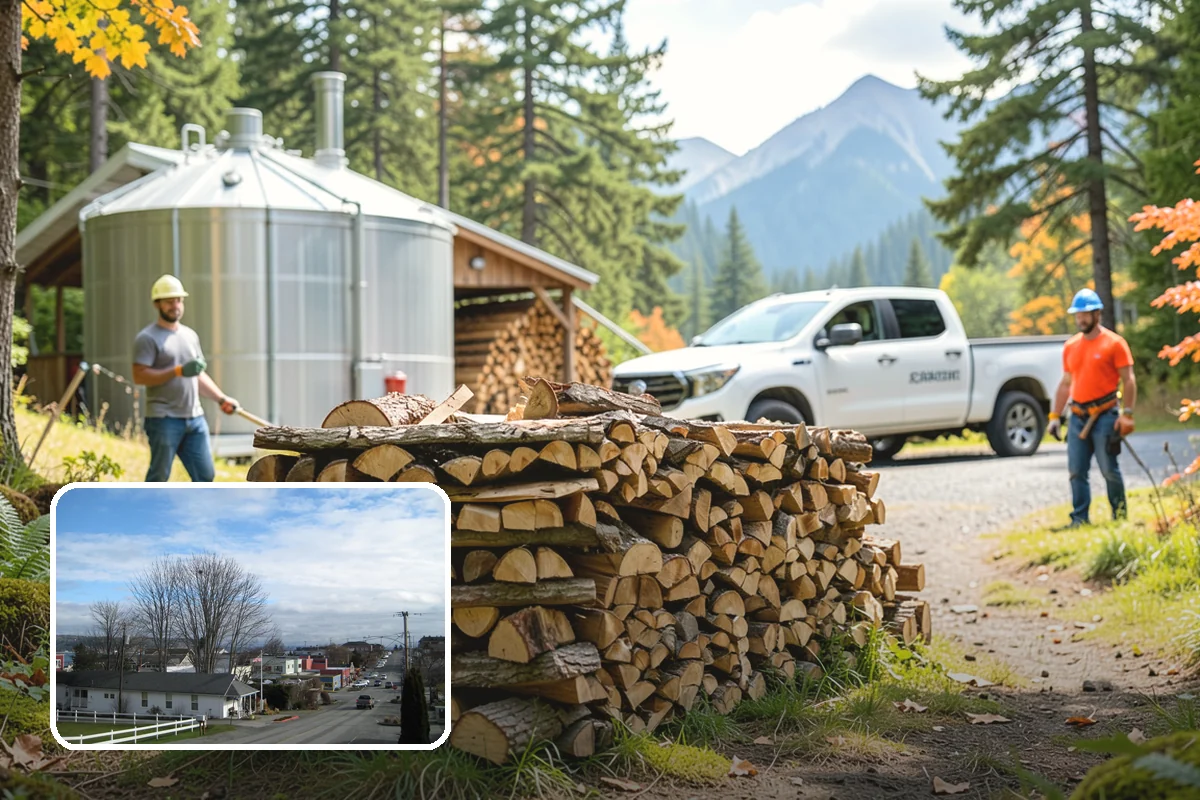 Stacked Delivery in Langley, Island County, WA - No stacking work left for you