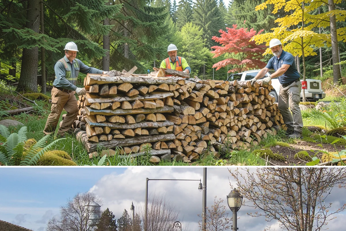 Stacked Delivery in Marysville, Snohomish County, WA - Popular ahead of winter when households want their supply set up before the cold.