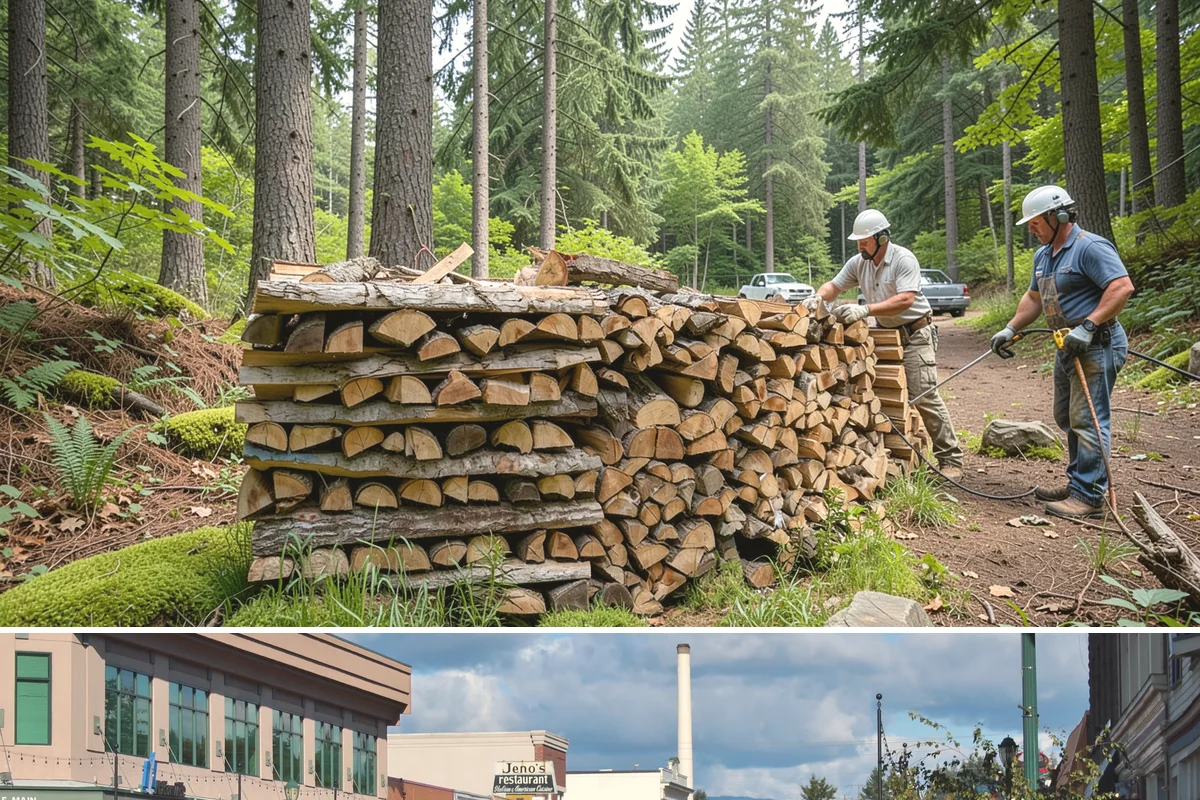 Stacked Delivery in Monroe, Snohomish County, WA - Popular ahead of winter when households want their supply set up before the cold.