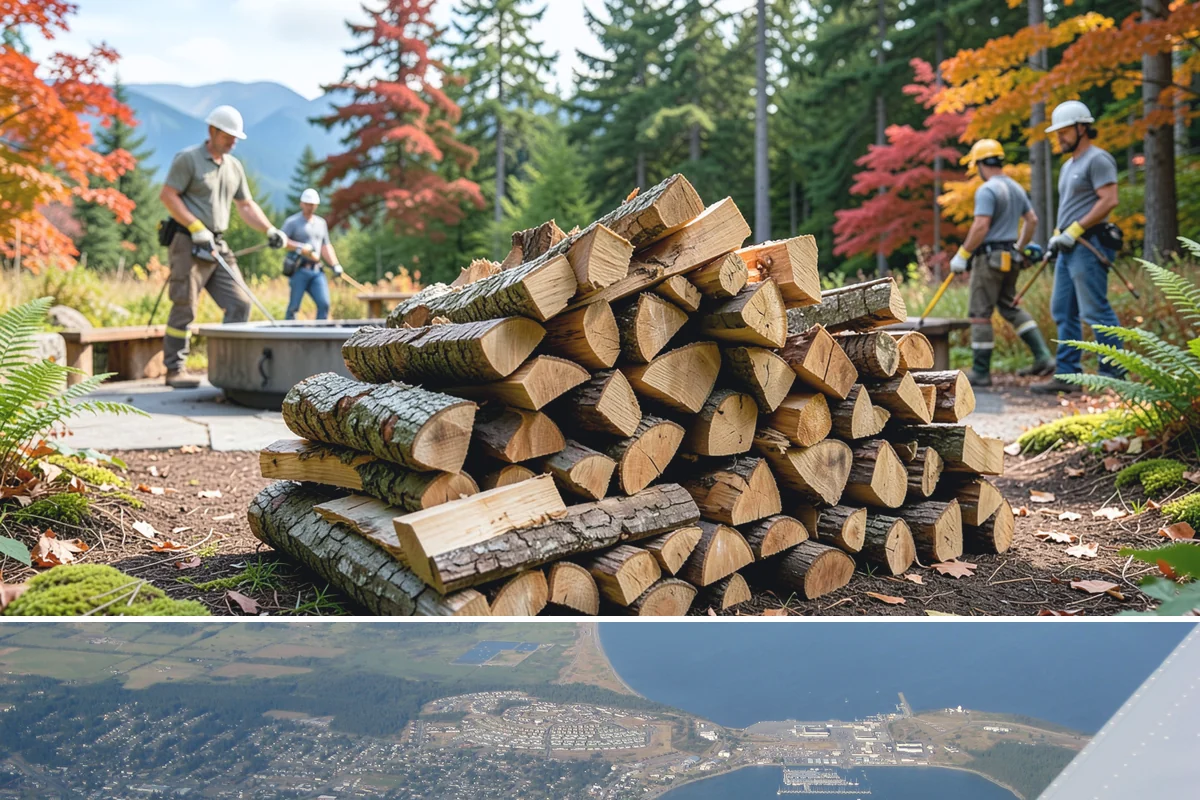 Stacked Delivery in Oak Harbor, Island County, WA - Popular ahead of winter when households want their supply set up before the cold.