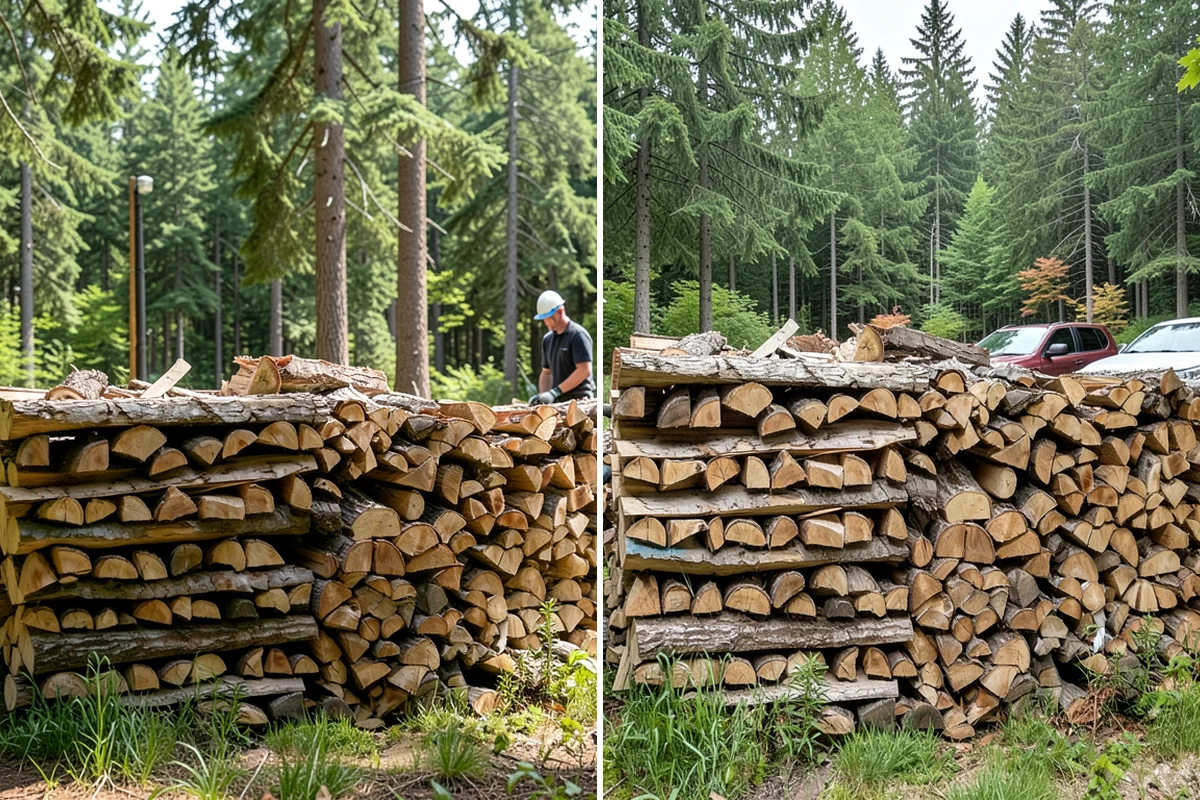 Stacked Delivery in Pacific, King County, WA - Point out where you want it stacked