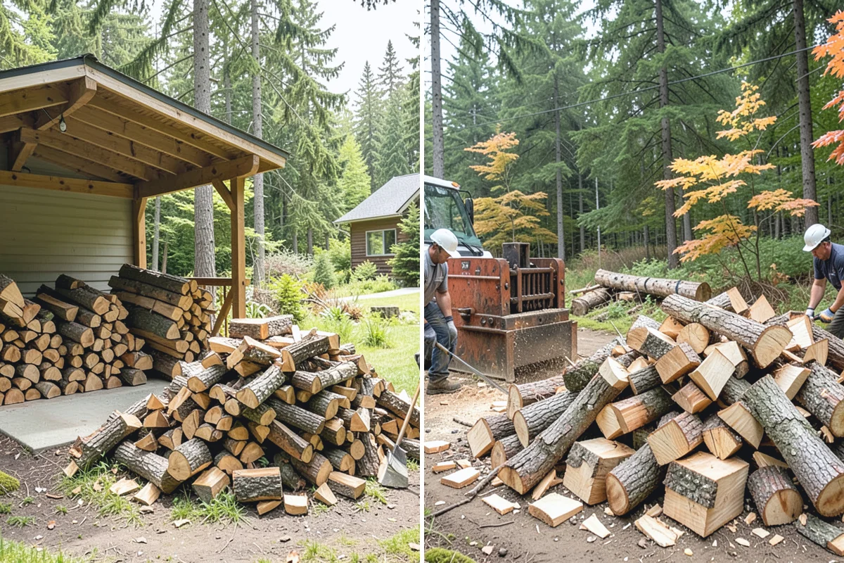 Stacked Delivery in Skykomish, King County, WA - Point out where you want it stacked
