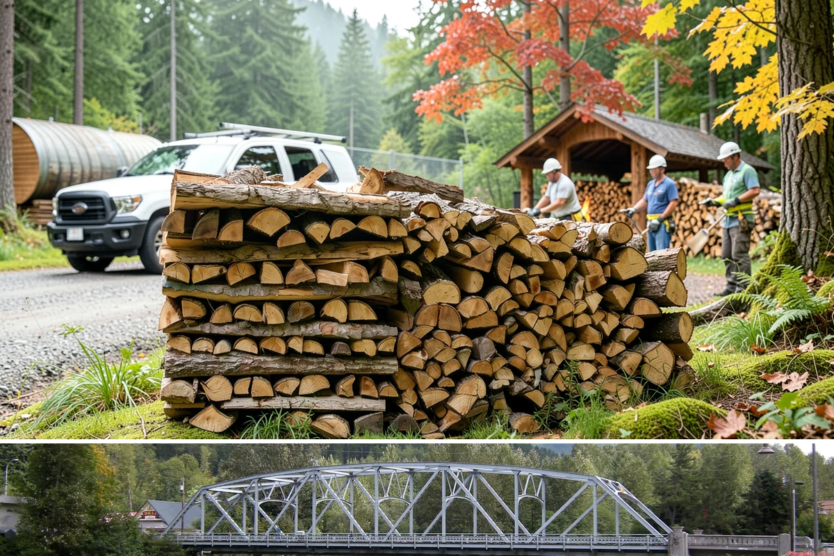 Stacked Delivery in Skykomish, King County, WA - Popular ahead of winter when households want their supply set up before the cold.