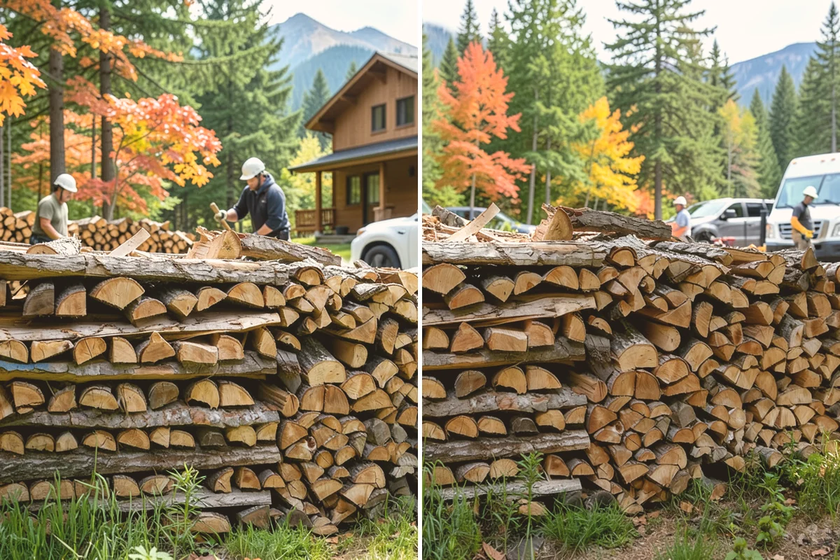 Stacked Delivery in Stanwood, Snohomish County, WA - Point out where you want it stacked