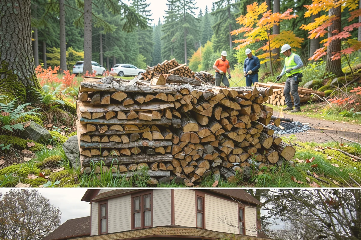 Stacked Delivery in Sumner, Pierce County, WA - Popular ahead of winter when households want their supply set up before the cold.