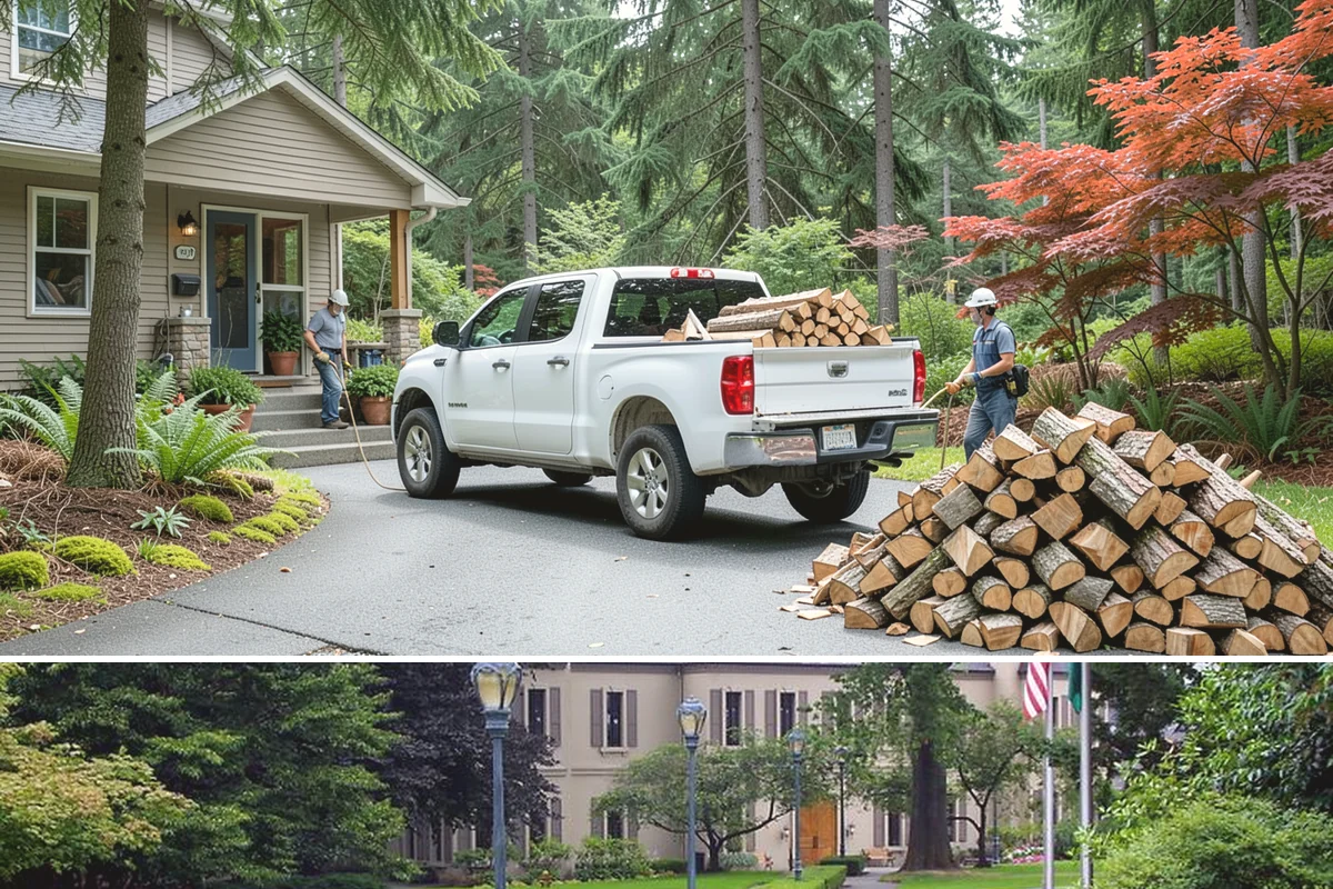 Stacked Delivery in Woodinville, King County, WA - Popular ahead of winter when households want their supply set up before the cold.