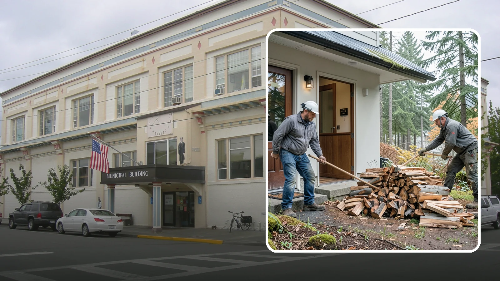 Storm Salvage Firewood in Anacortes, Skagit County, WA - We salvage wood from storm-downed trees across the Northwest and process it into firewood you can burn.