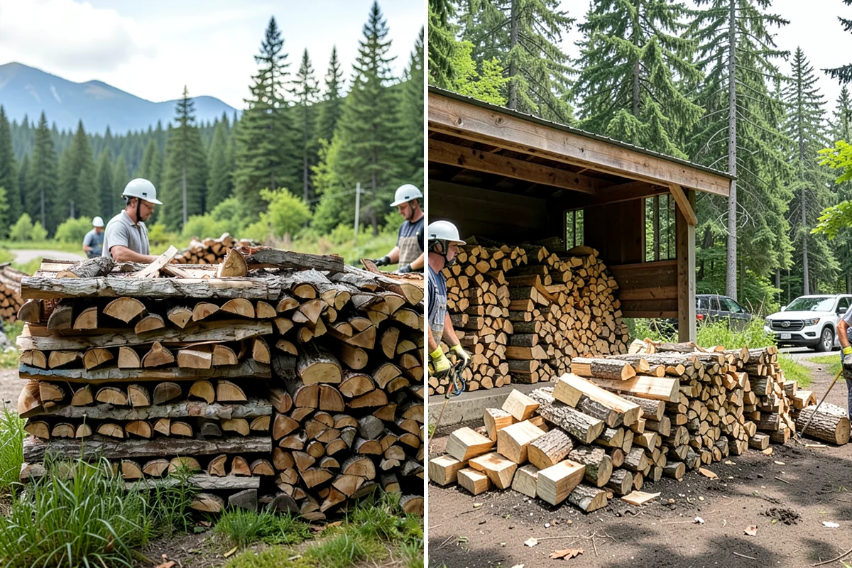 Storm Salvage Firewood in Arlington, Snohomish County, WA - Salvage suitable wood from storm-downed trees