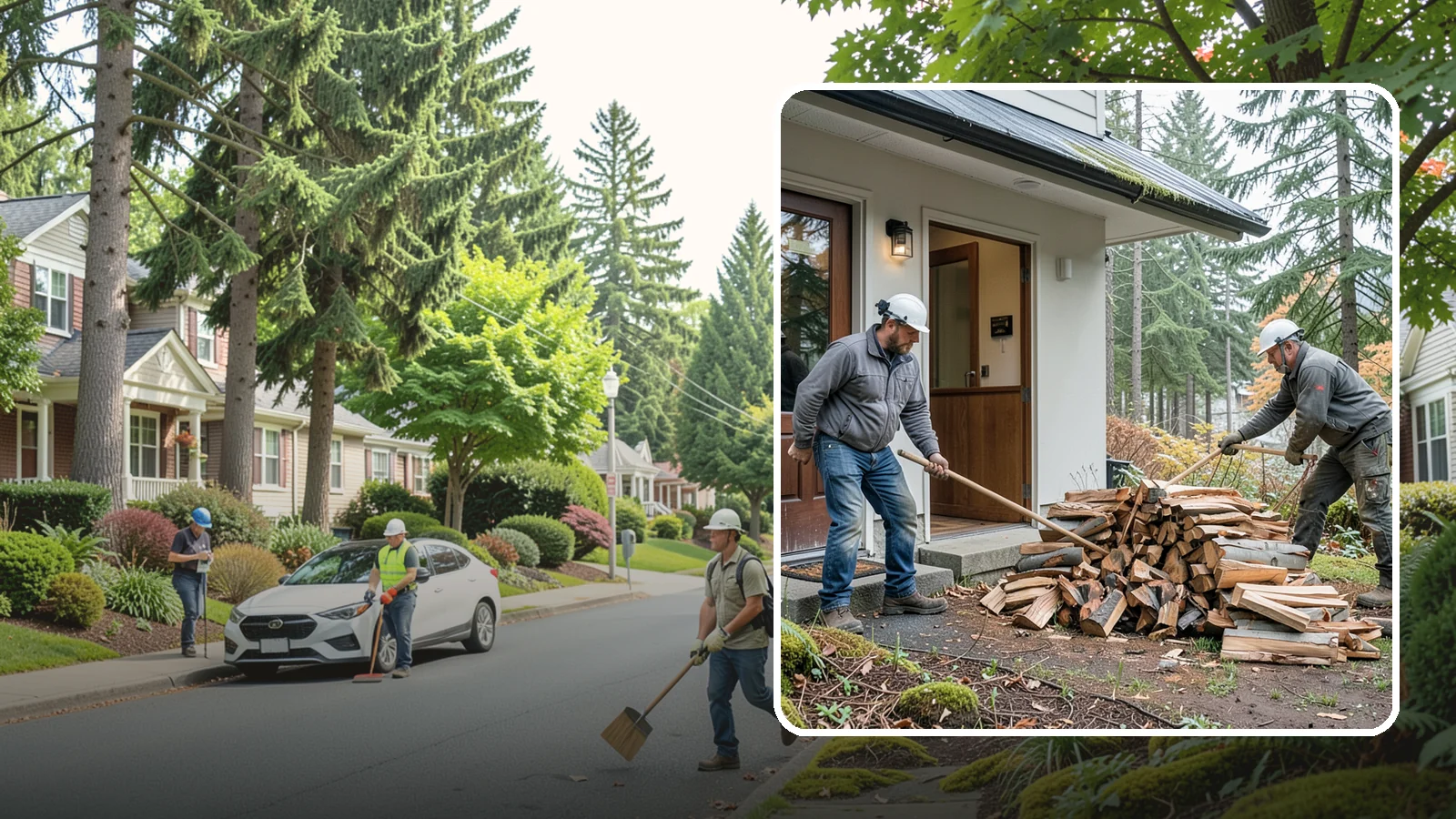 Storm Salvage Firewood in Beaux Arts Village, King County, WA - We salvage wood from storm-downed trees across the Northwest and process it into firewood you can burn.