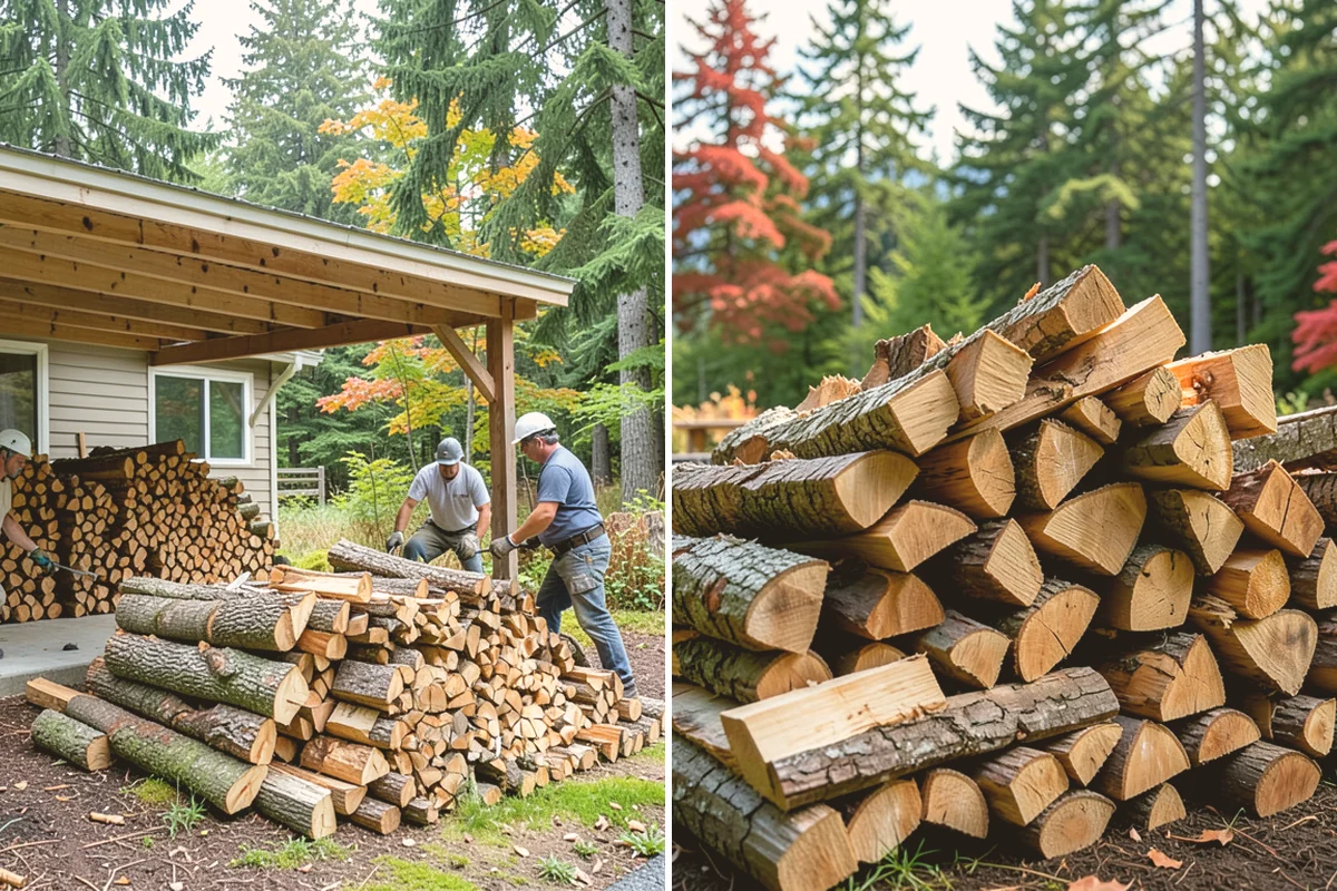 Storm Salvage Firewood in Bellevue, King County, WA - Salvage suitable wood from storm-downed trees