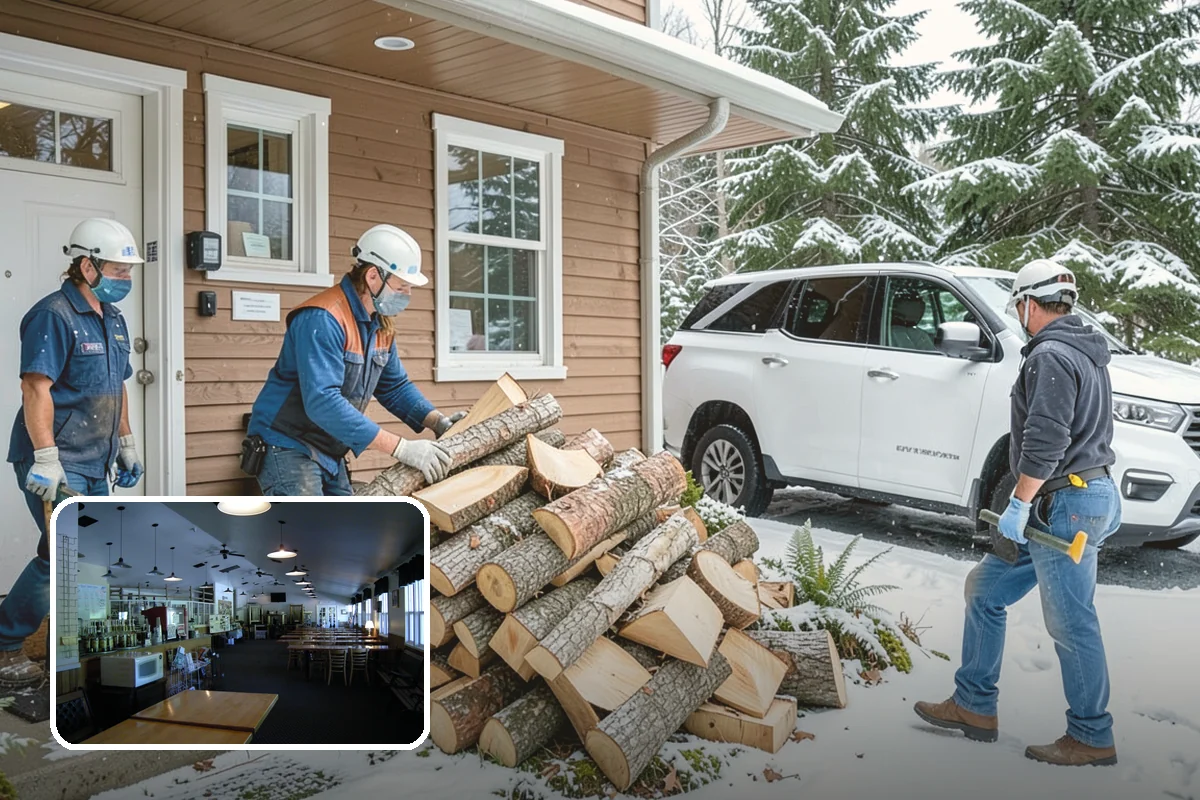 Storm Salvage Firewood in Black Diamond, King County, WA - Turns storm-downed trees into usable firewood