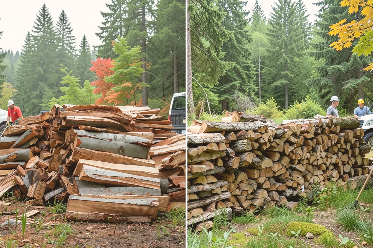Storm Salvage Firewood in Bothell, King County, WA - Salvage suitable wood from storm-downed trees
