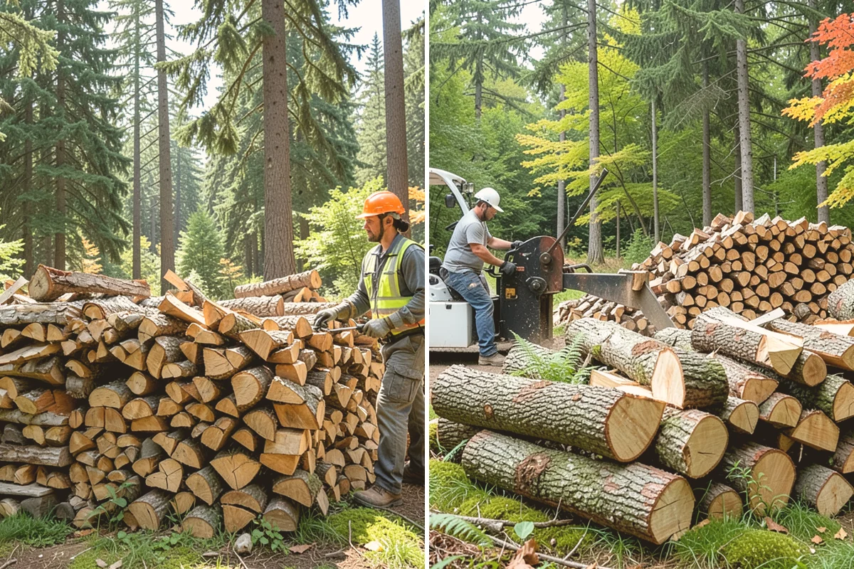 Storm Salvage Firewood in Brier, Snohomish County, WA - Salvage suitable wood from storm-downed trees