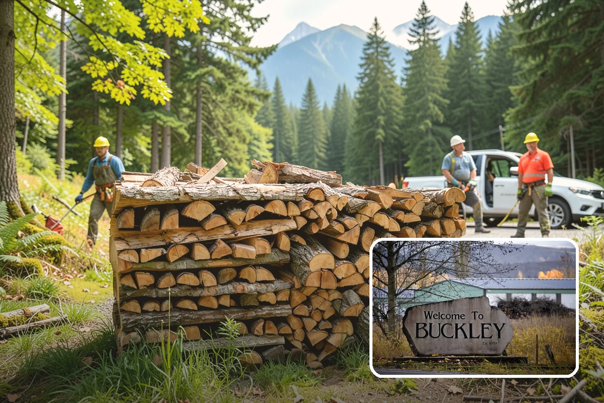 Storm Salvage Firewood in Buckley, Pierce County, WA - Turns storm-downed trees into usable firewood