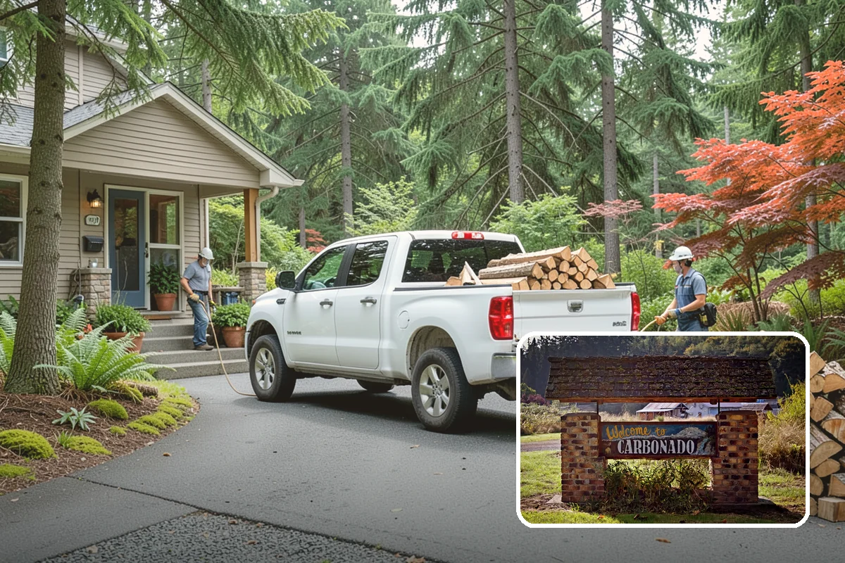 Storm Salvage Firewood in Carbonado, Pierce County, WA - Turns storm-downed trees into usable firewood