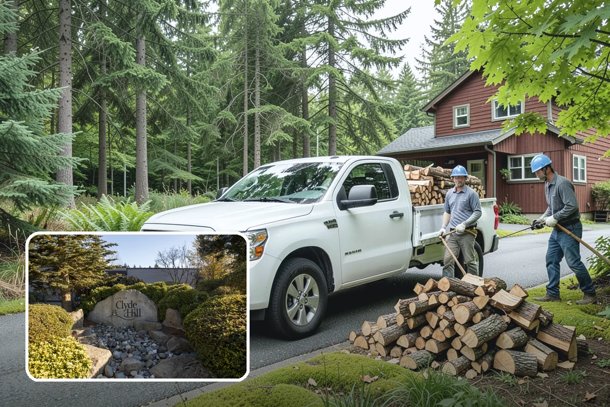 Storm Salvage Firewood in Clyde Hill, King County, WA - Turns storm-downed trees into usable firewood
