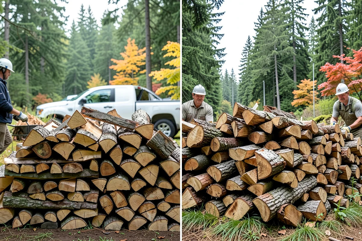 Storm Salvage Firewood in Clyde Hill, King County, WA - Salvage suitable wood from storm-downed trees
