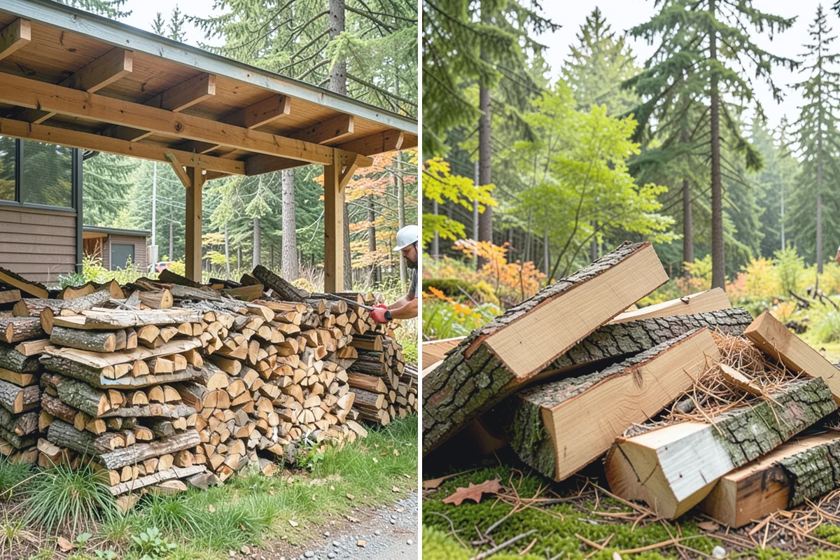 Storm Salvage Firewood in Coupeville, Island County, WA - Salvage suitable wood from storm-downed trees