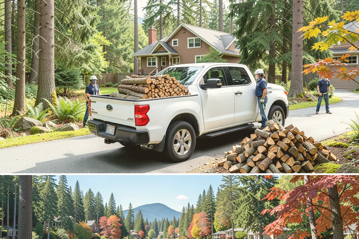 Storm Salvage Firewood in Covington, King County, WA - Salvage supply peaks after fall and winter storm seasons, when downed wood is most plentiful for processing.