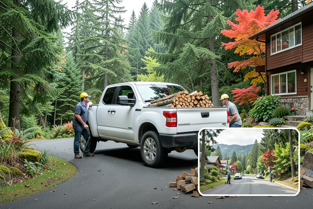Storm Salvage Firewood in Darrington, WA - Turns storm-downed trees into usable firewood