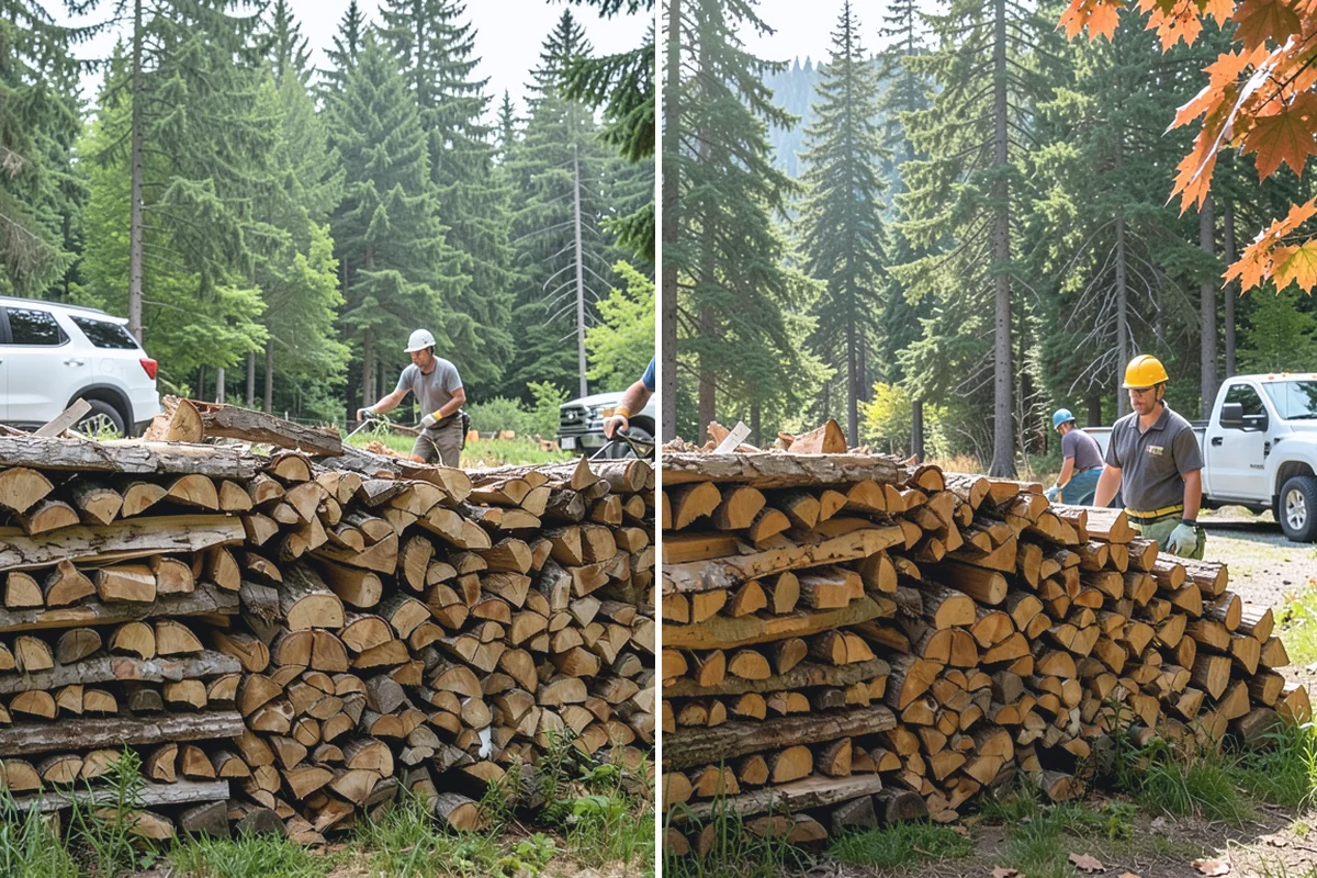 Storm Salvage Firewood in Darrington, WA - Salvage suitable wood from storm-downed trees